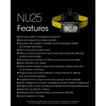 Lanterna Nitecore NU25 2022