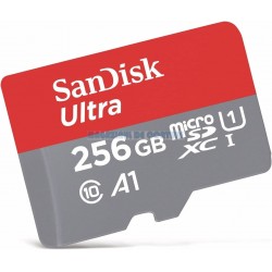 Card de memorie SanDisk Ultra microSDXC, 256GB, 150MB/s, A1, Class 10, UHS-I, SD Adapter