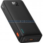 Acumulator extern Baseus Airpow, 20000mAh, 20W, Incarcare rapida, USB-C, USB-A, cablu USB-C la USB-A inclus, Negru