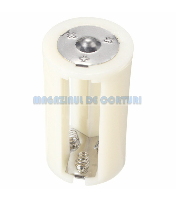 Adaptor paralel baterii / acumulatori AA la D (x4)