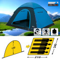 Cort 4 Persoane MONODOME4